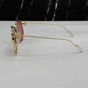 NEW  CARTIER CT0274S 003 CARTIER GOLD/RED TITANIUM WOMEN CARTIER SUNGLASSES NEW CARTIER CT0274S 003 CARTIER GOLD/RED TITANIUM WOMEN  main image 4